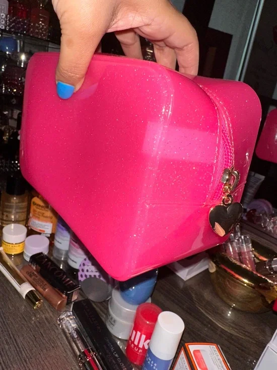 21pc Assortment Of Makeup, Skincare, Haircare, & Pink Jelly Glitter Pouch - Picture 8 of 13